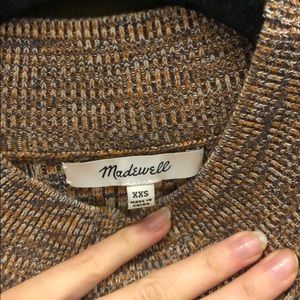 Madewell high neck sleeveless sweater